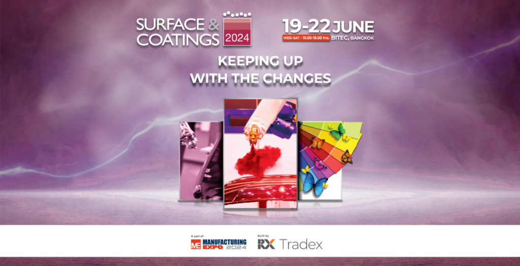 ASEAN’s Most Comprehensive Technology & Solutions Exhibition for Surface Treatment, Paints, and Coatings - 10th Edition
